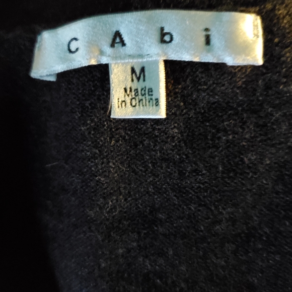 Cabi Sweater Cardigan Medium Black NWOT - Picture 6 of 10